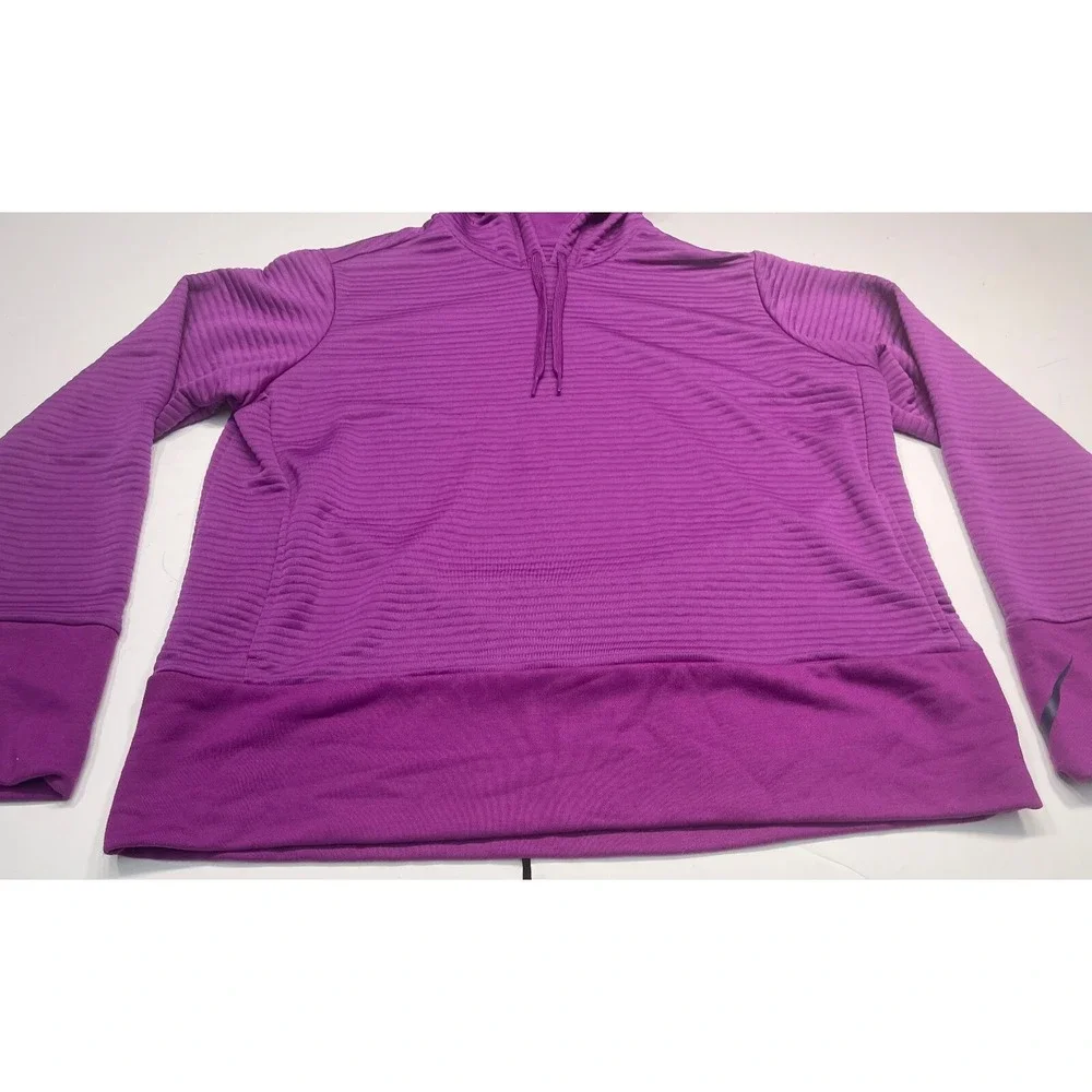 Women's Nike Dry Training‎ Veneer Quilted PullOver Hoodie 860136-550  size XL